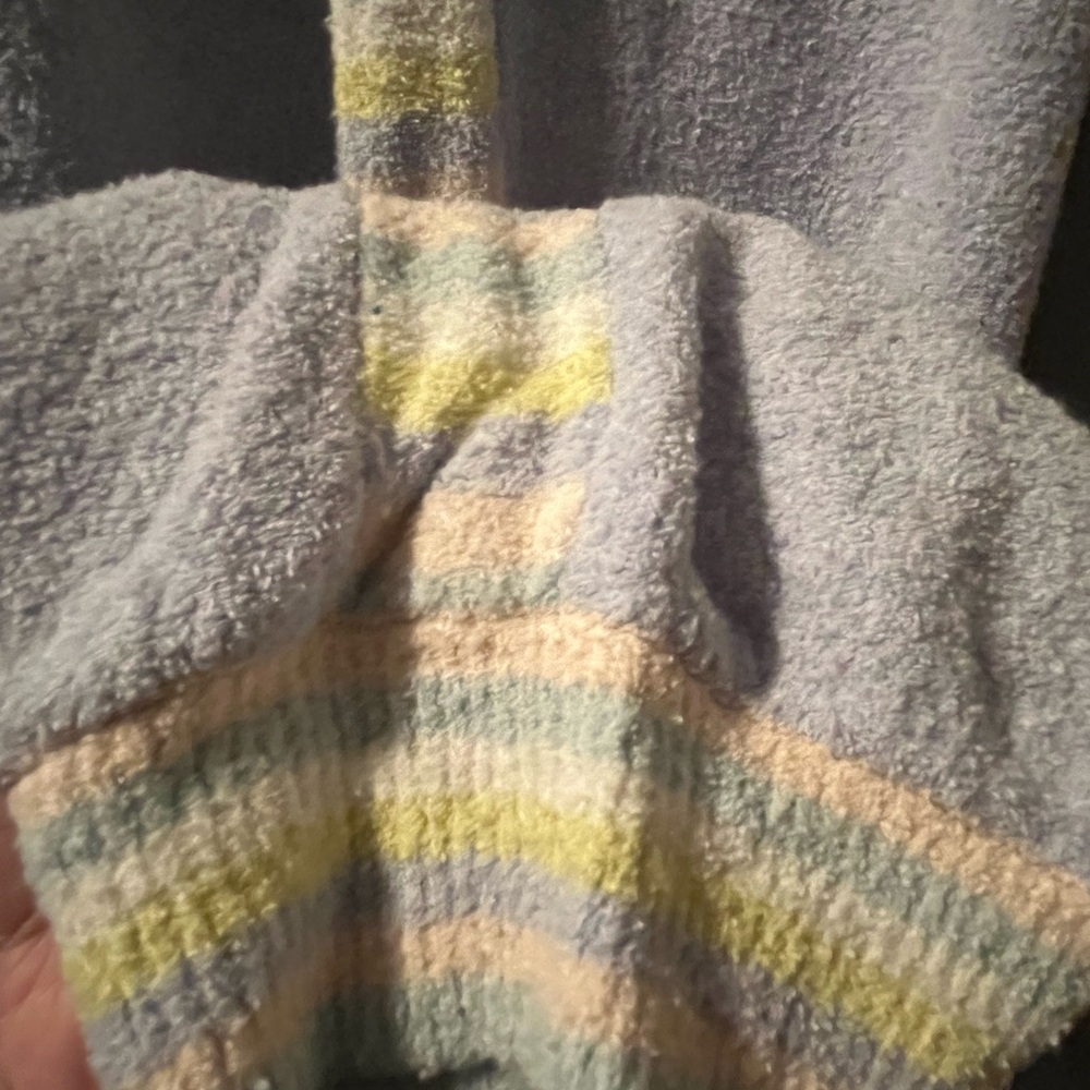 Loveshackfancy Blue Joggers With Patterned Trim - image 6